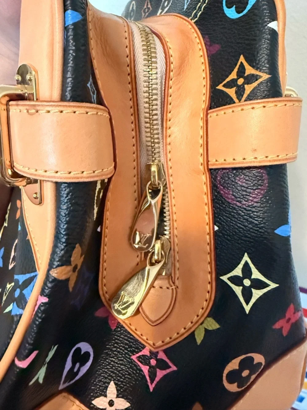 Limited Edition Louis Vuitton Claudia in Noir Monogram Multicolor AS2140